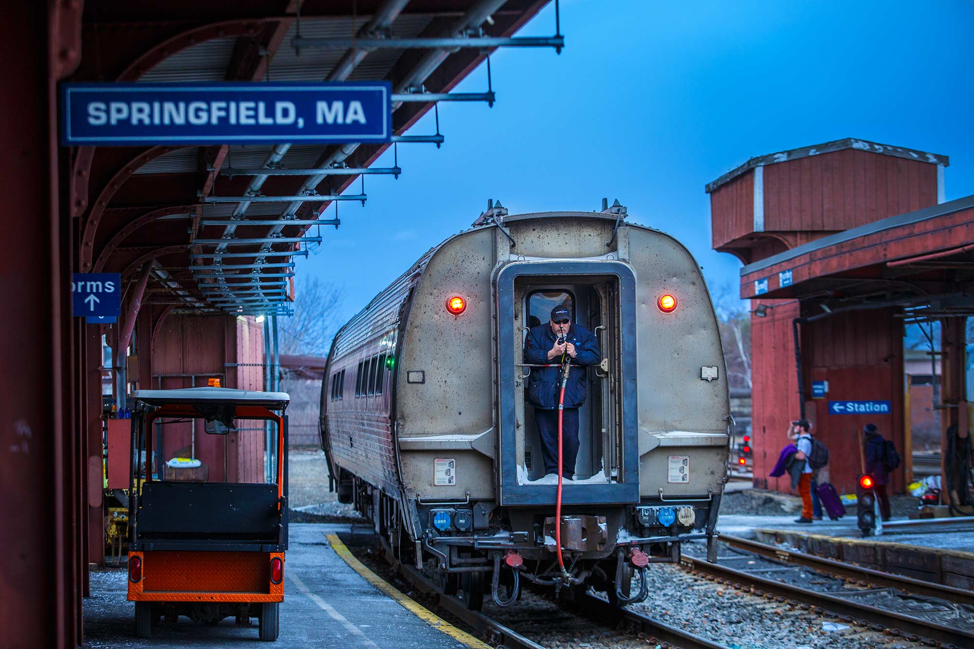 All Aboard, Amtrak, Springfield, MA - 1/23