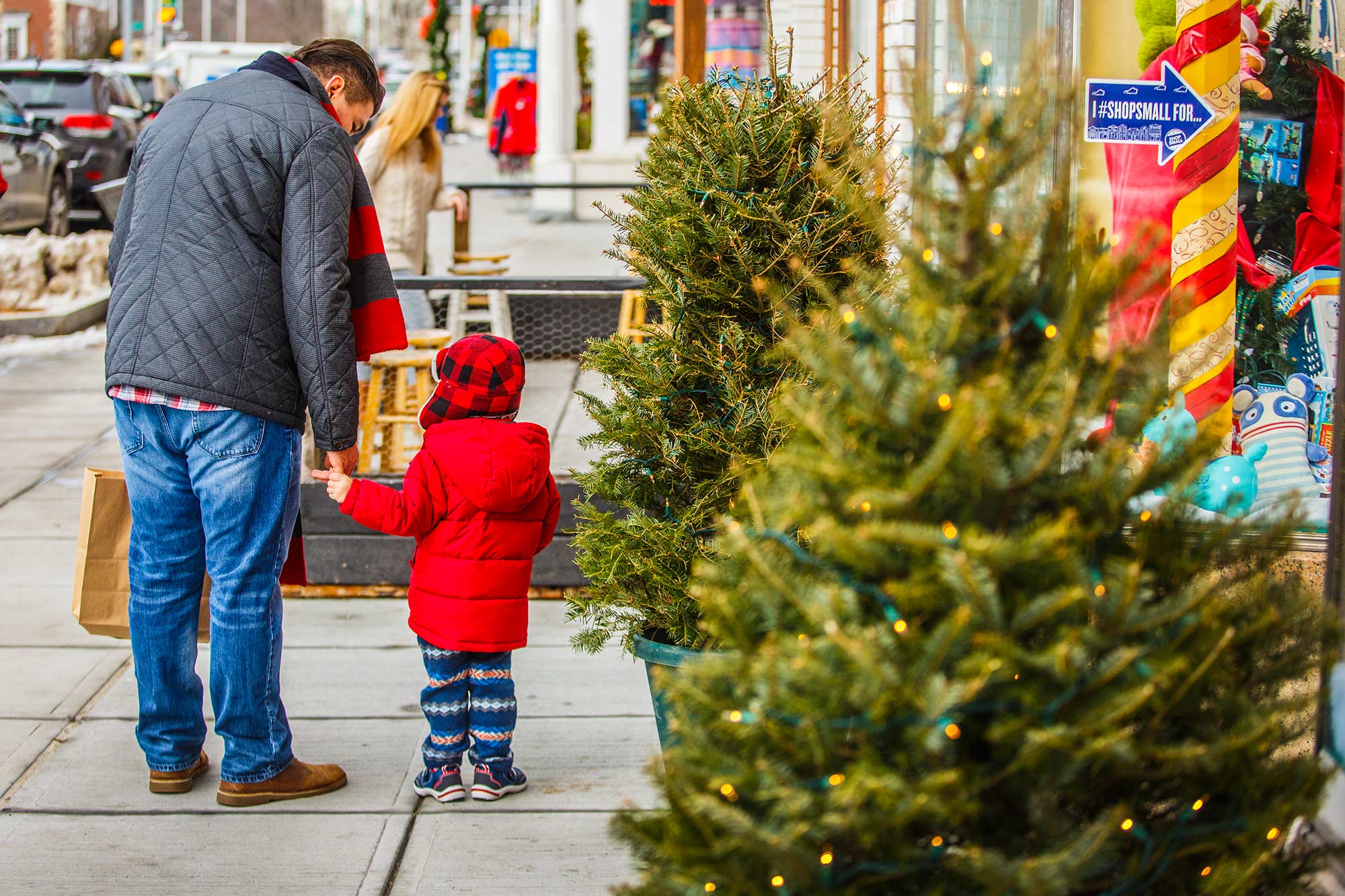 Father-Son moment, Great Barrington, MA - 12/31