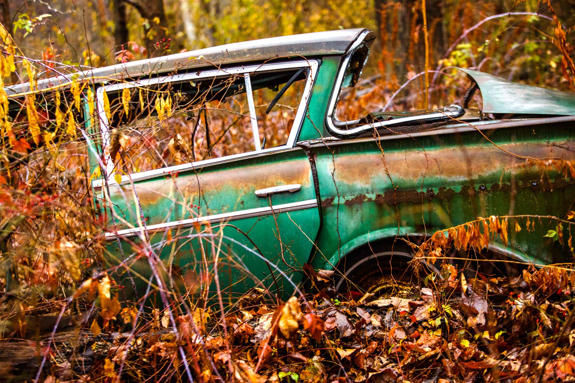 Abandoned AMC Rambler, Avon, CT - 12/2