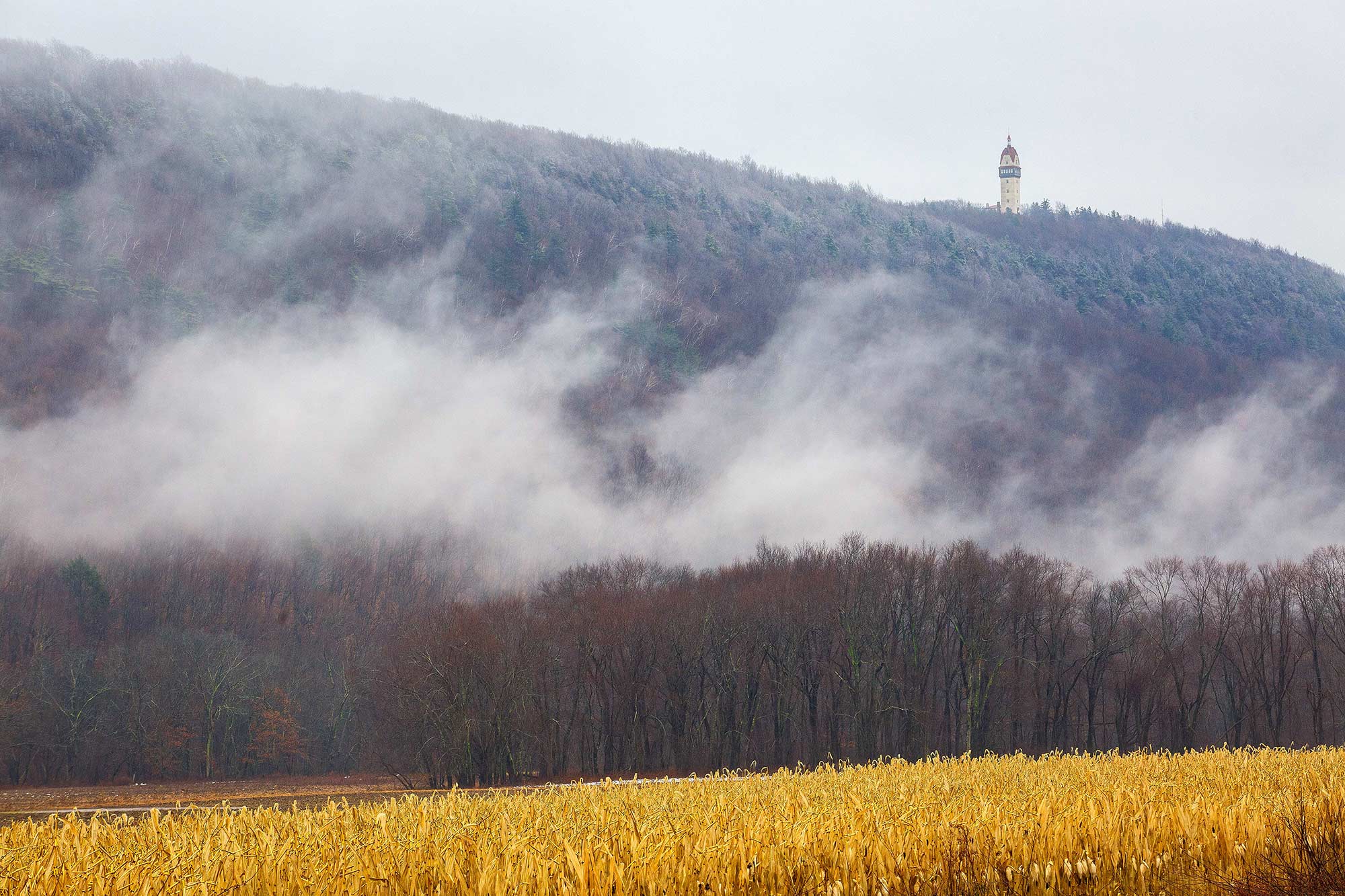 Heublein Tower, Simsbury, CT, 12/6/14