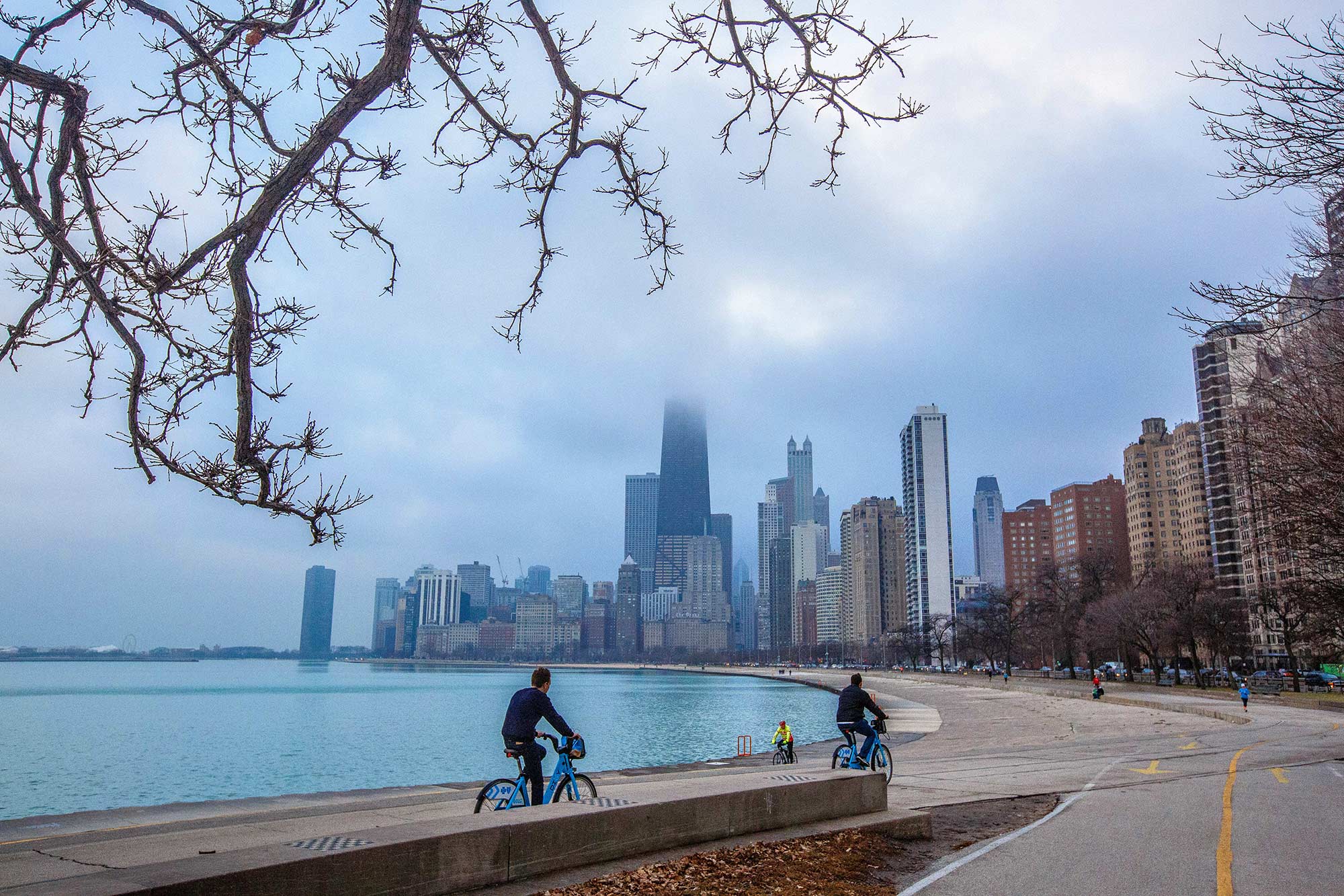 Fogged In Chicago Skyline, Chicago, IL, 12/14/14