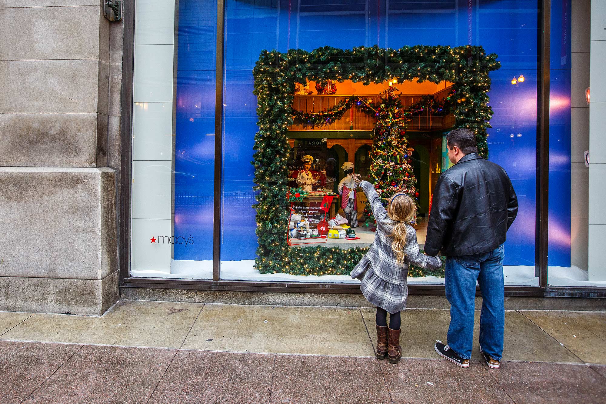 Macy's State Street, Chicago, IL, 12/13/14