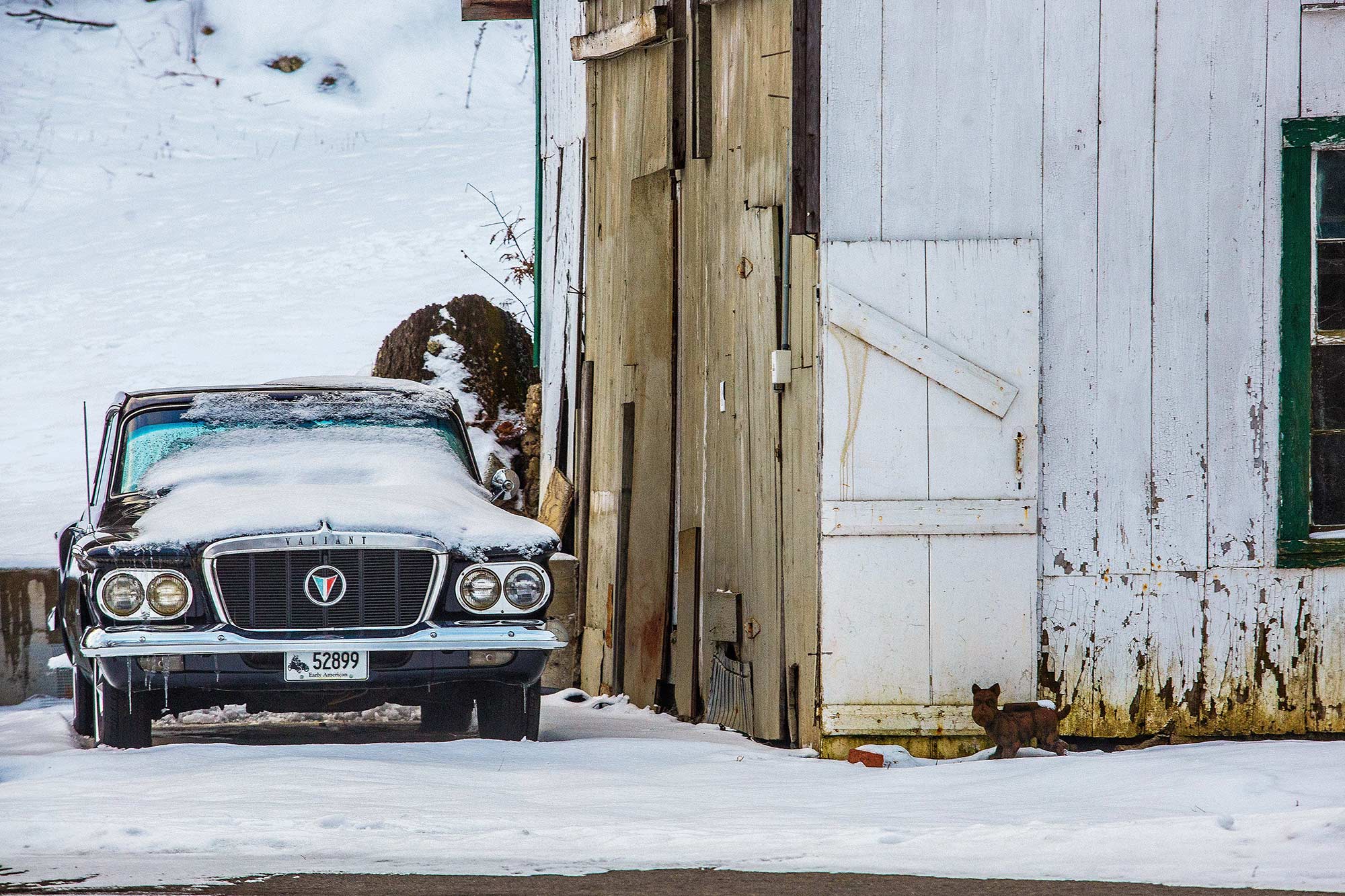 Plymouth Valiant, Barkhamsted, CT, 1/14/15