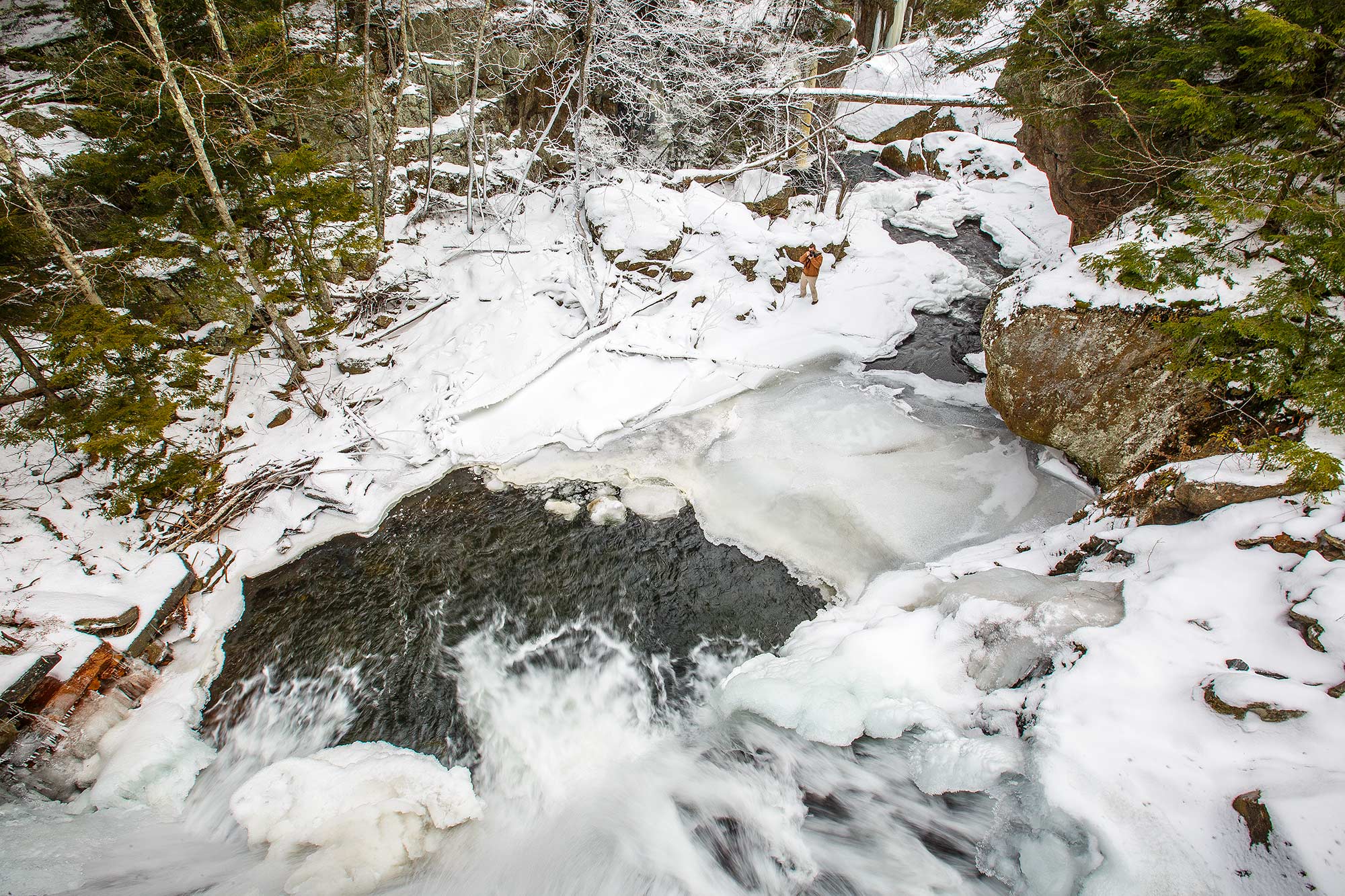 Snow and Ice, Granby, CT, 1/15/15