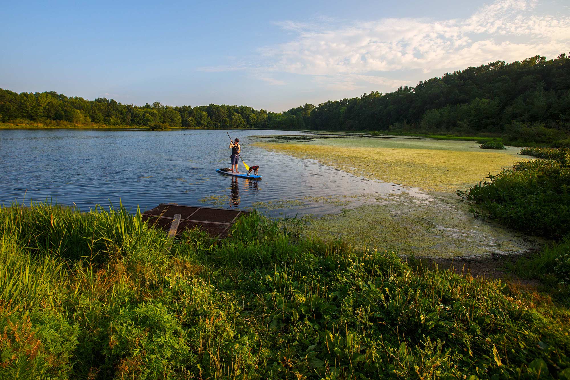 Paddle Boarding, Avon, CT - 7/13/15