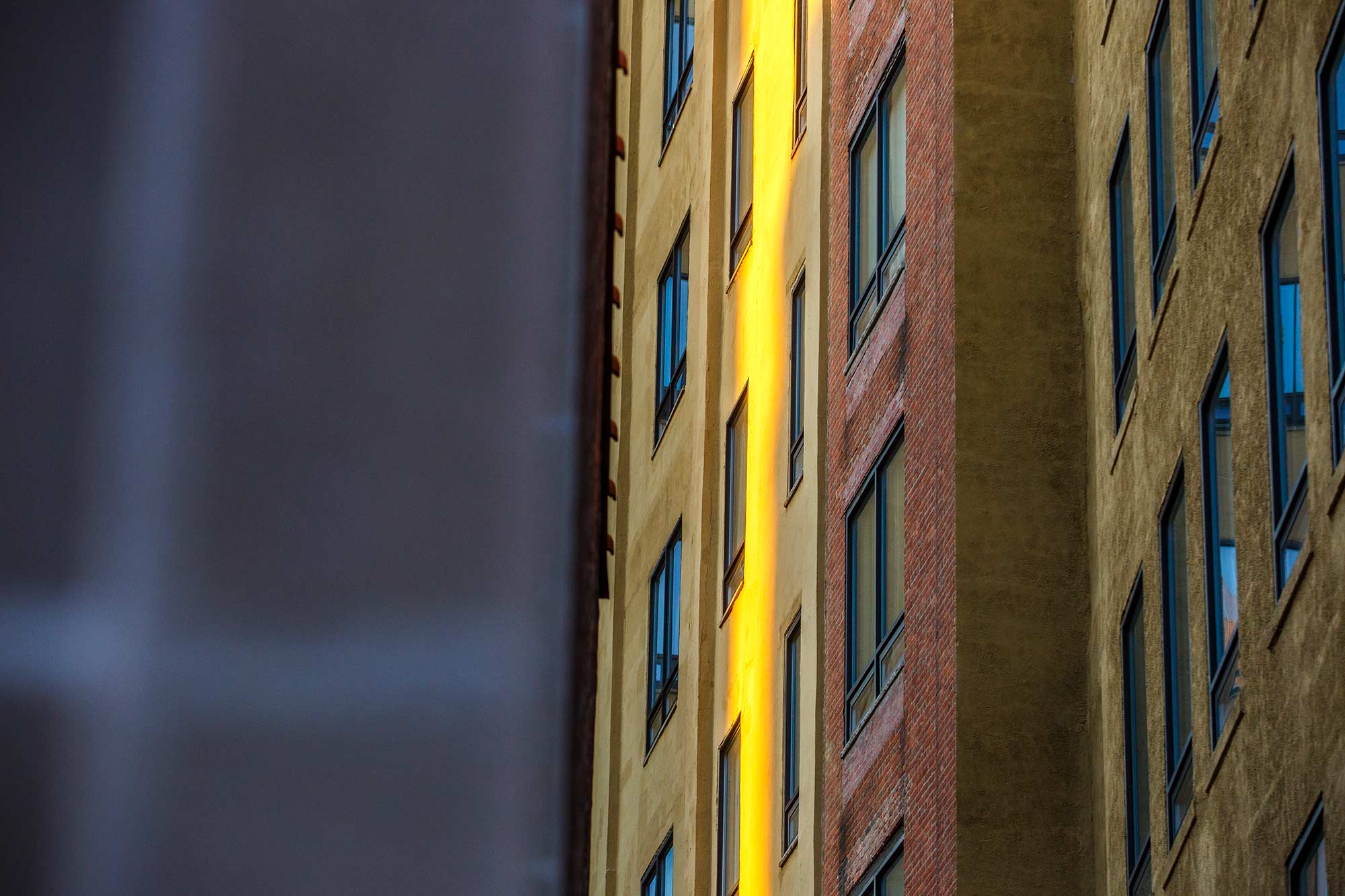 Golden Hour from Pratt St., Hartford, CT - 7/29/15