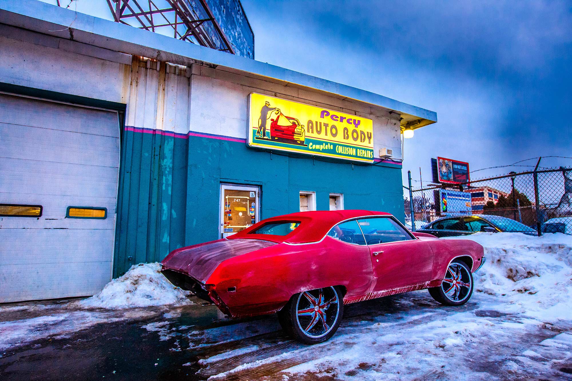 Percy Auto Body, Homestead Ave, Hartford, CT - 3/4/15