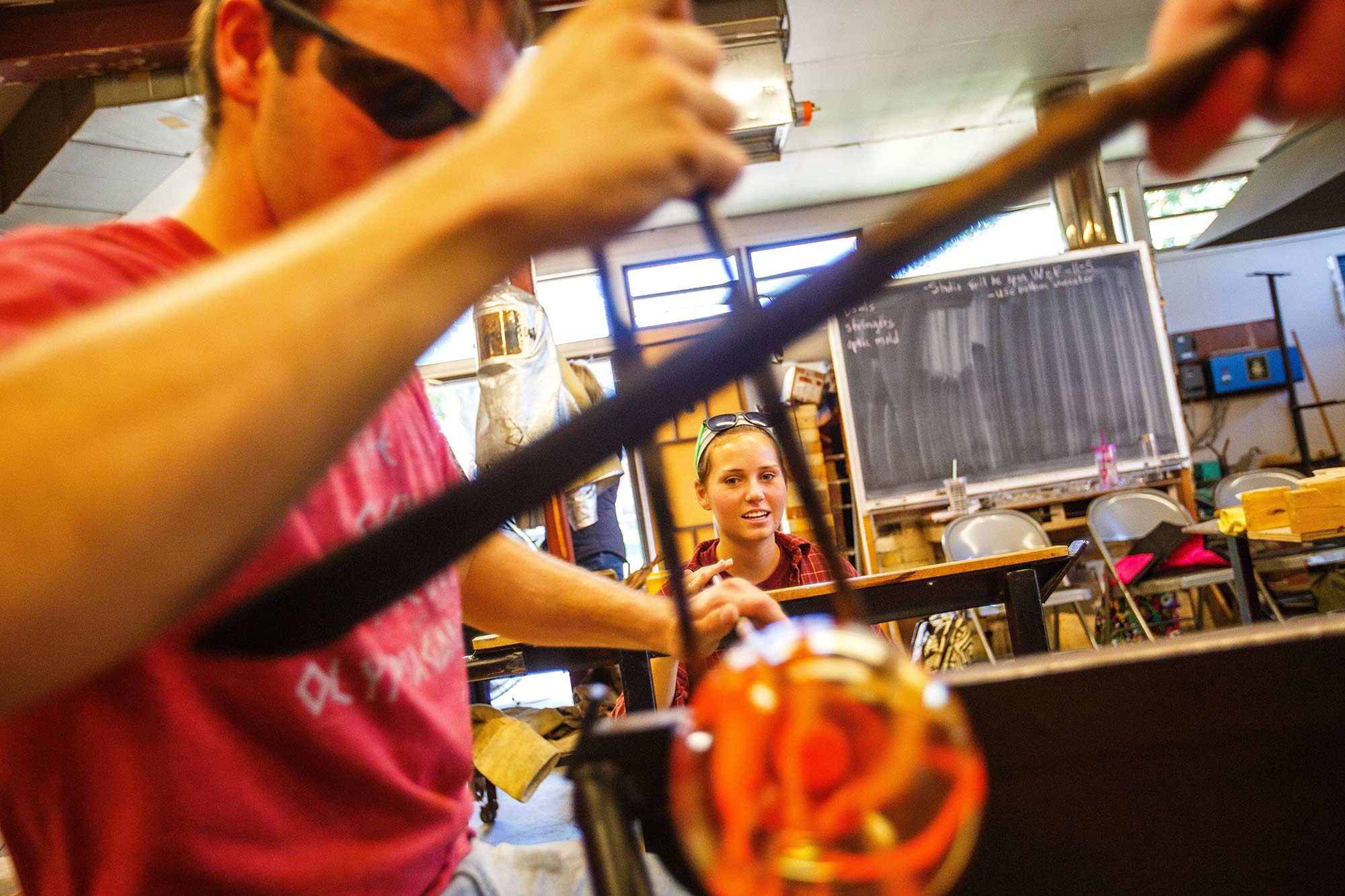 Glass Blowing, Central College, Pella, IA- 9/29/15